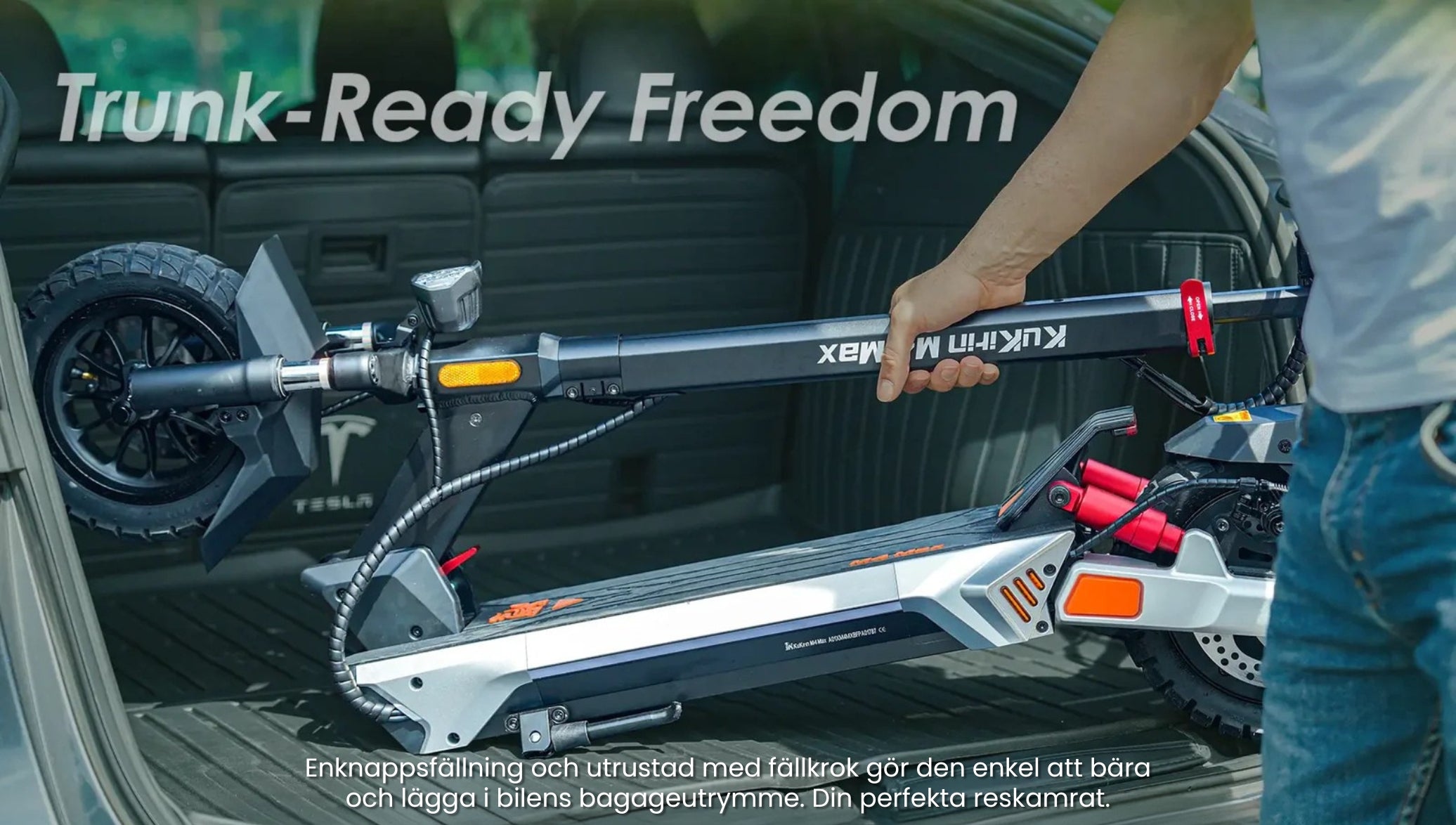 KuKirin M4 Max Elscooter 2025 - Tophastighet 45km/h - Räckvid 65km - 800W
