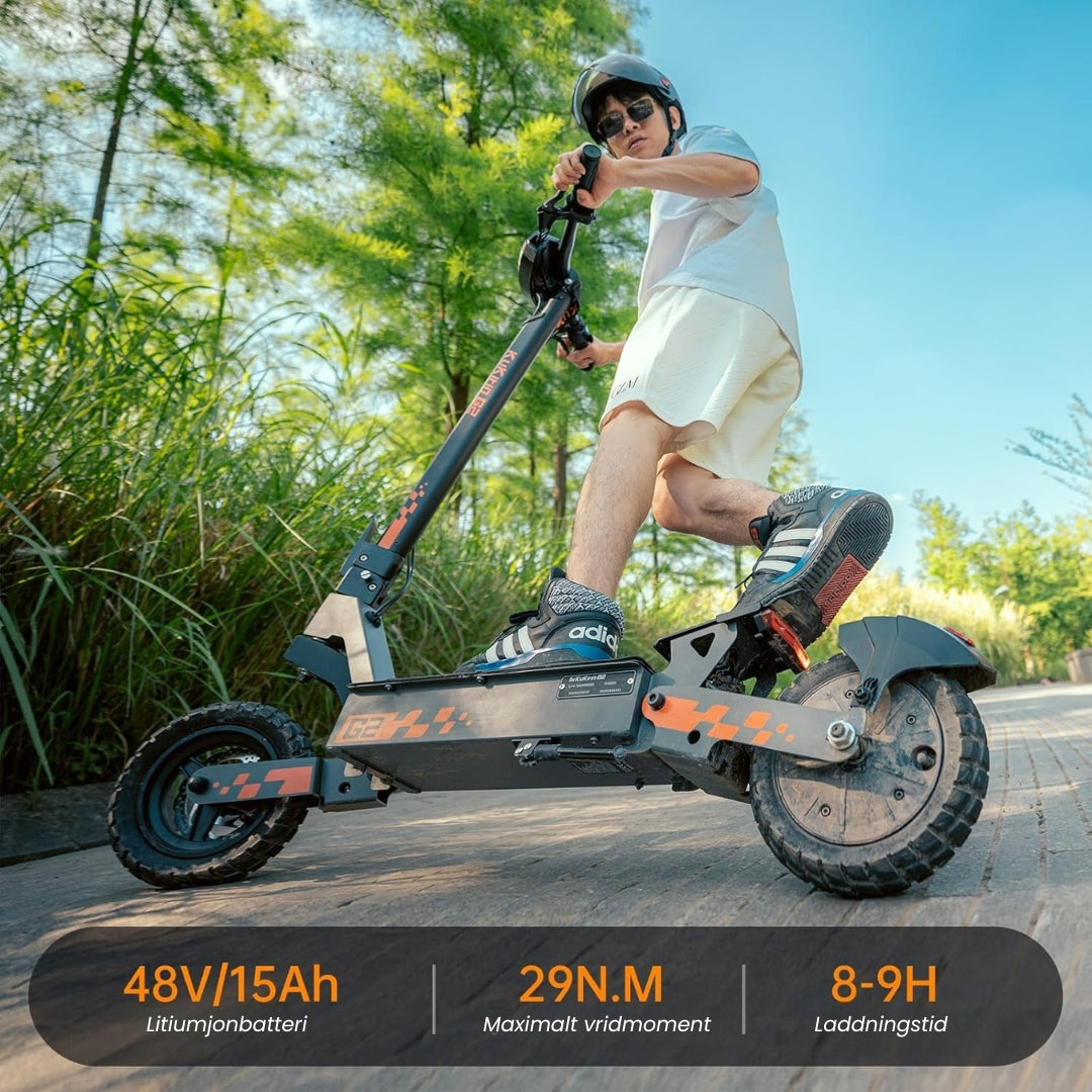 KuKirin G2 Elscooter 2025 - Tophastighet 45km/h - Räckvid 55km