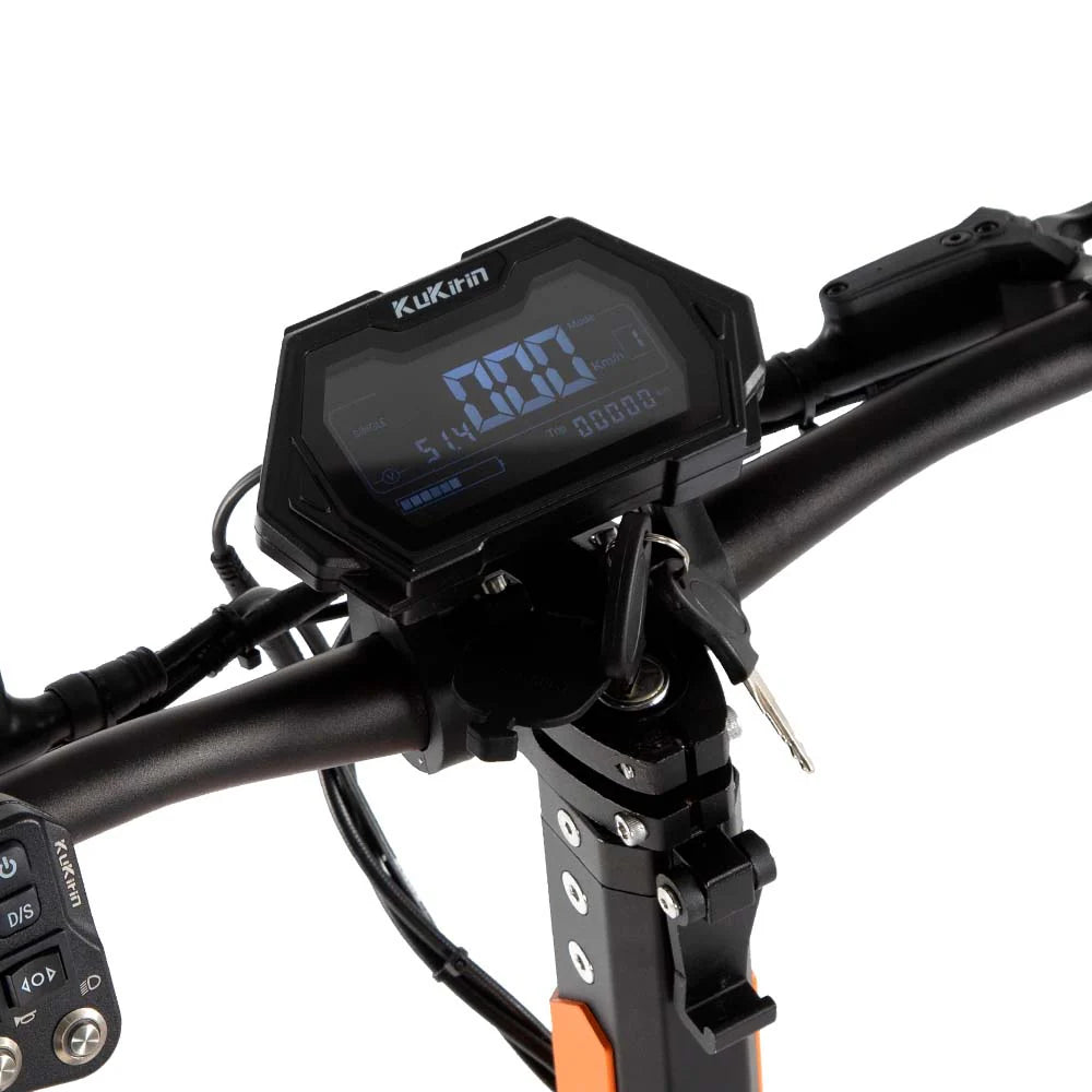 KuKirin G3 Pro Elscooter 2025 - Tophastighet 65 km/h - Räckvid 80km  - 1200W*2