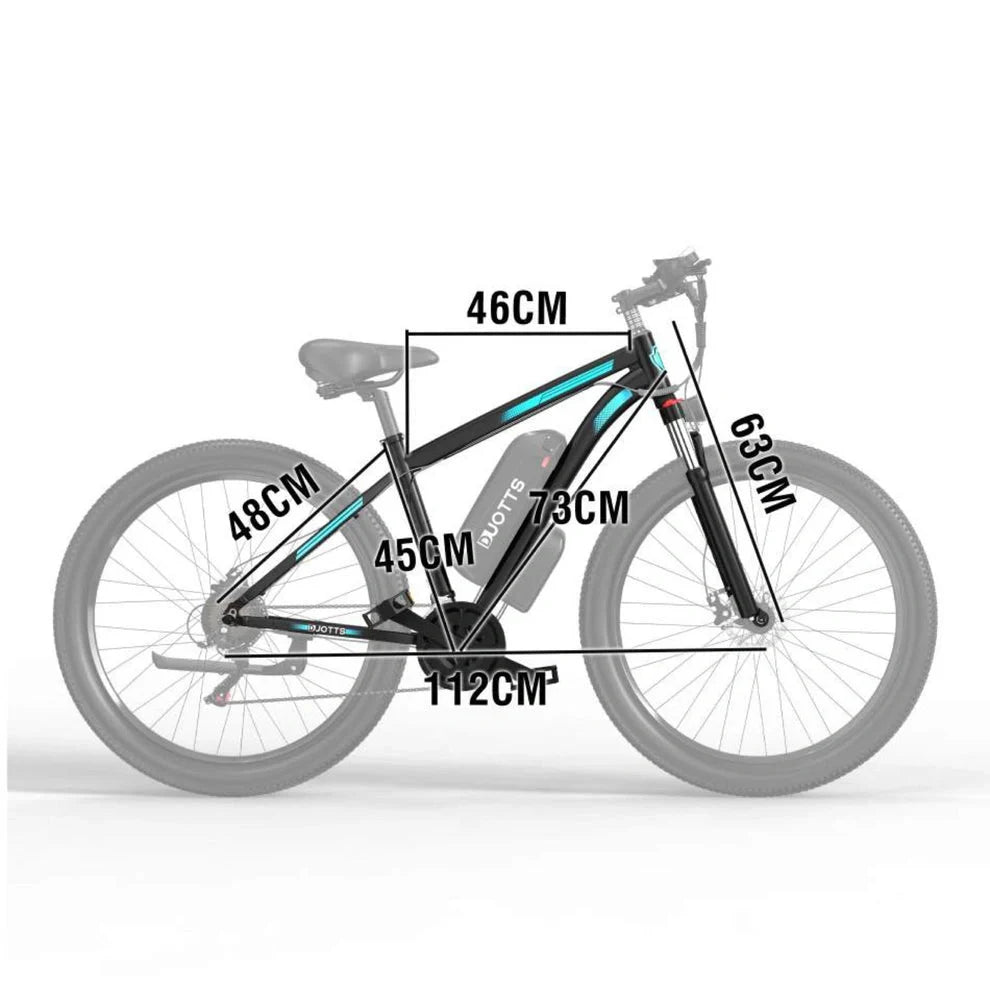Duotts C29 Pro Elcykel - Räckvidd 100km - Maxhastighet 50 km/h