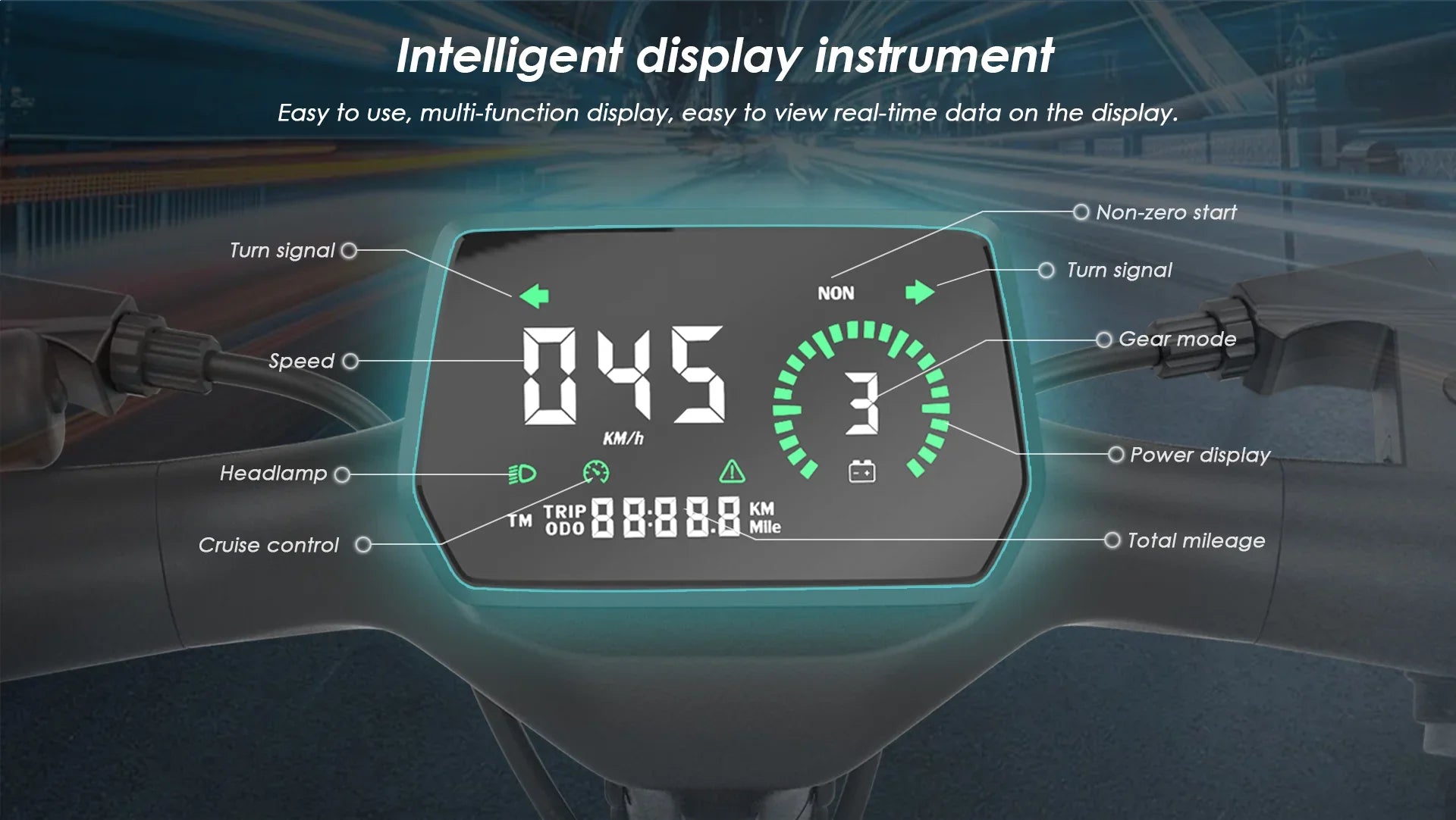 KuKirin A1 Elscooter 2025 - Tophastighet 45km/h - Räckvid 45km - 800W