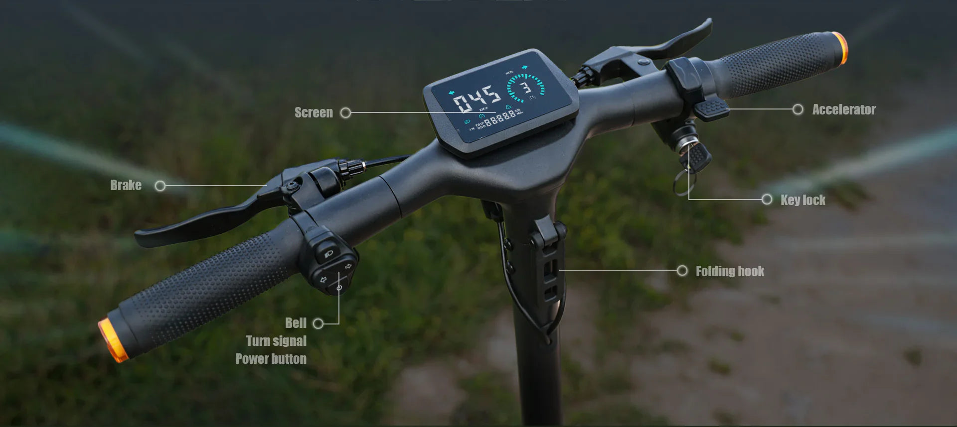 KuKirin A1 Elscooter 2025 - Tophastighet 45km/h - Räckvid 45km - 800W